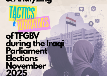 Understanding and Analyzing Tactics and narratives of TFGBV during the Iraqi Parliament Elections November 2025