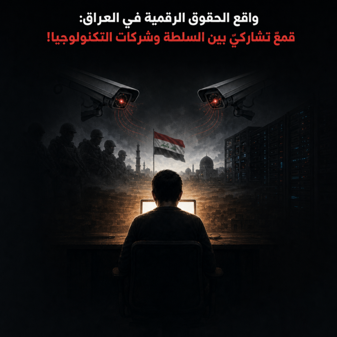 واقع الحقوق الرقمية في العراق: قمعٌ تشاركيّ بين السلطة وشركات التكنولوجيا!